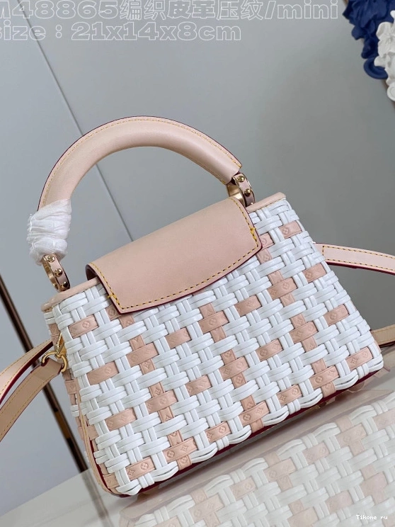 Affordable CAPUCINES VUITTON MINI-21*14*8CM LOUIS 0710